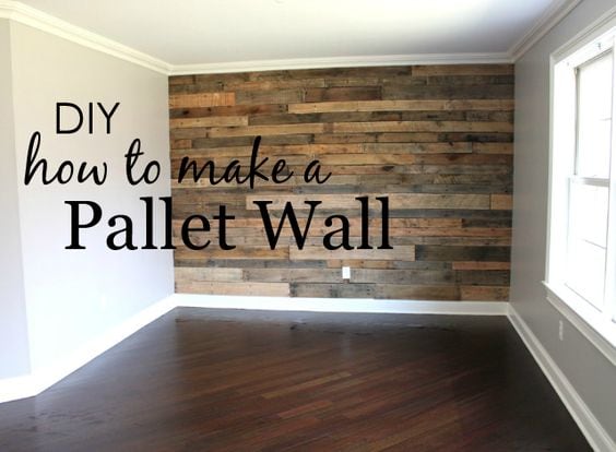 How to make a Wood Pallet Wall!