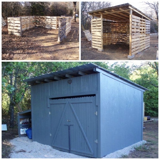 How to build a Outdoor Shed out of Pallets...awesome DIY Pallet Ideas!