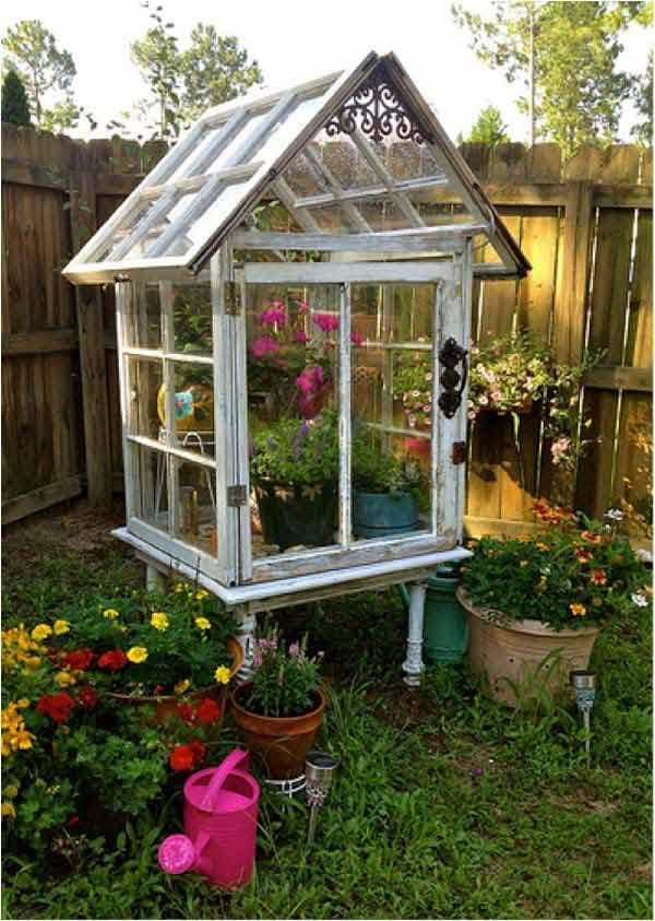 DIY Greenhouse using Old Windows!