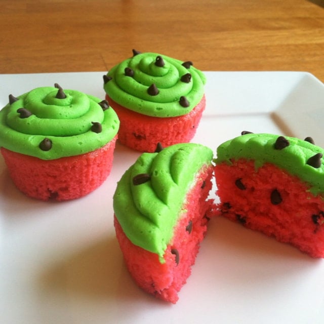 Watermelon Cupcakes....these are the BEST Cupcake Ideas!