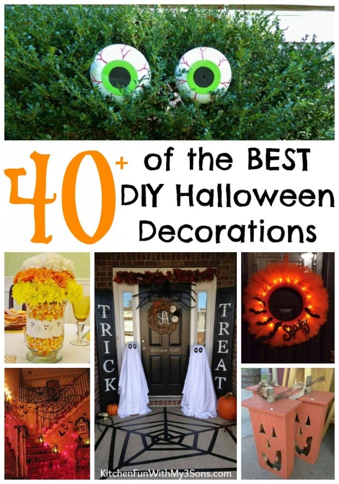 40+ Homemade Halloween Decorations! - Kitchen Fun With My 3 Sons