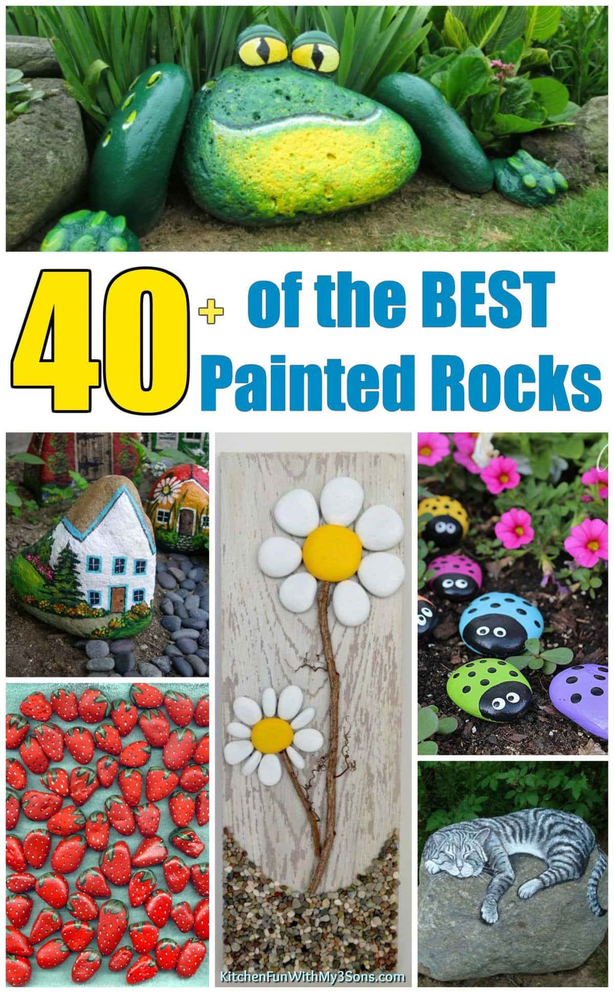 19 Amazing Painted Rock Ideas for Kindness Rocks Project 