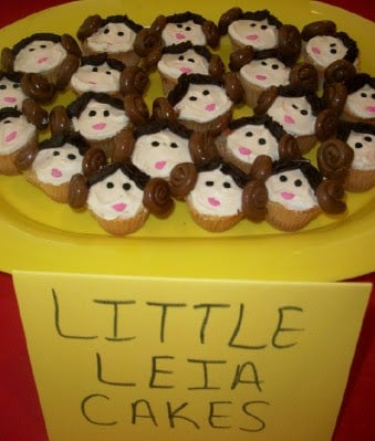 Little Leia Cupcakes
