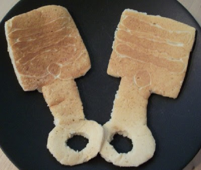Piston Pancakes for Father's Day!