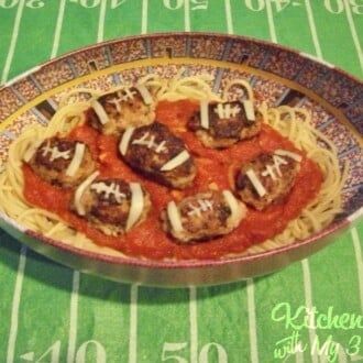Spaghetti Turkey Footballs