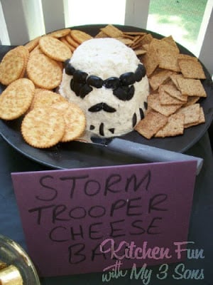 Storm Trooper Cheese Ball