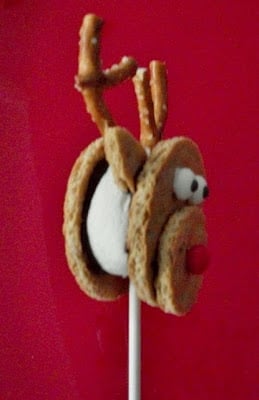 Rudolph the Red Nosed S'mores Pop!