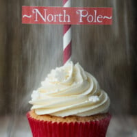 North Pole Cupcakes pin