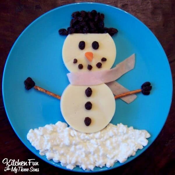 Snowman lunch