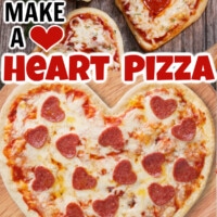 Heart Shaped Pizza pin