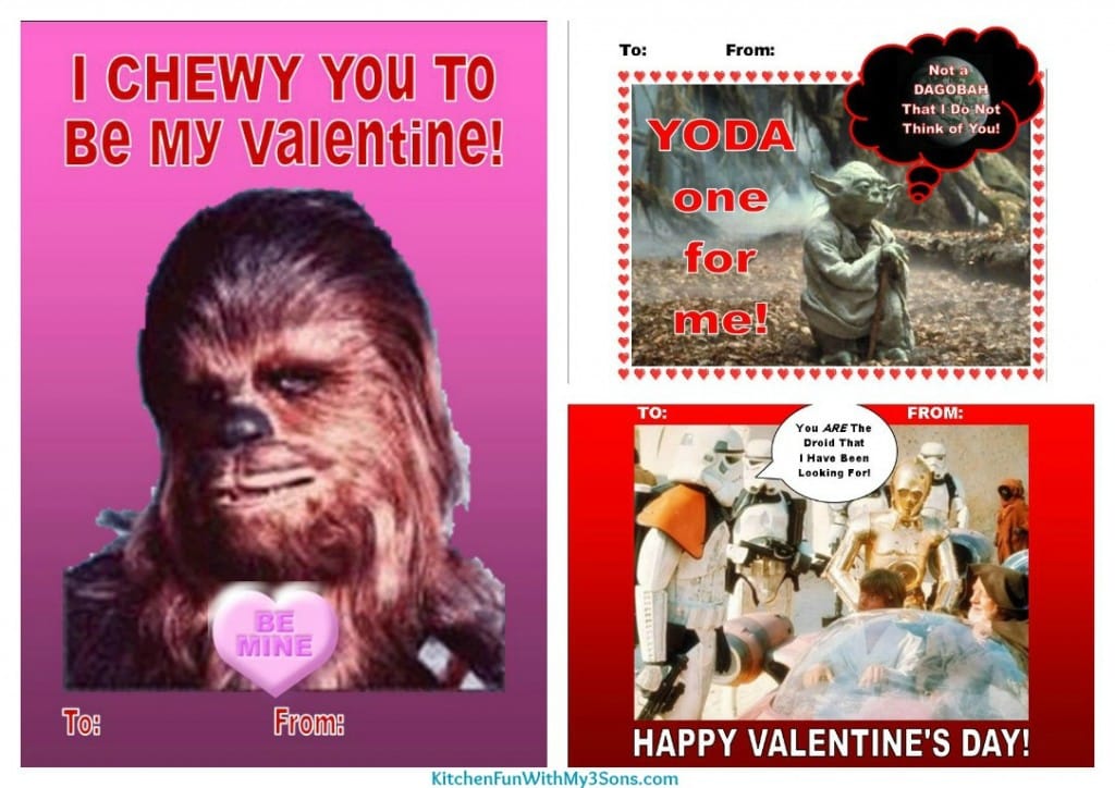 Star Wars Valentine's Day FREE Printable!