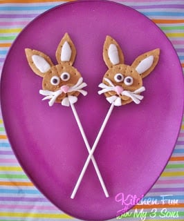 Easter Bunny S'more Pops