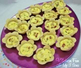 Flower Quiches for Mother's Day or a Spring Brunch!