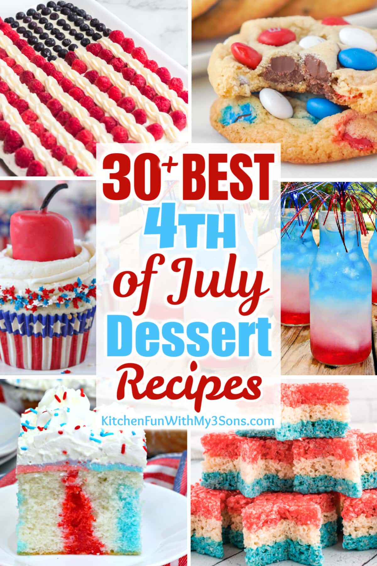 4th of July Desserts pin