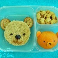 Bento Teddy Bear Lunch for Kids!