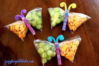 Butterfly Snack Bags