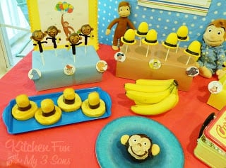 Curious George Party with LOTS of fun food ideas!