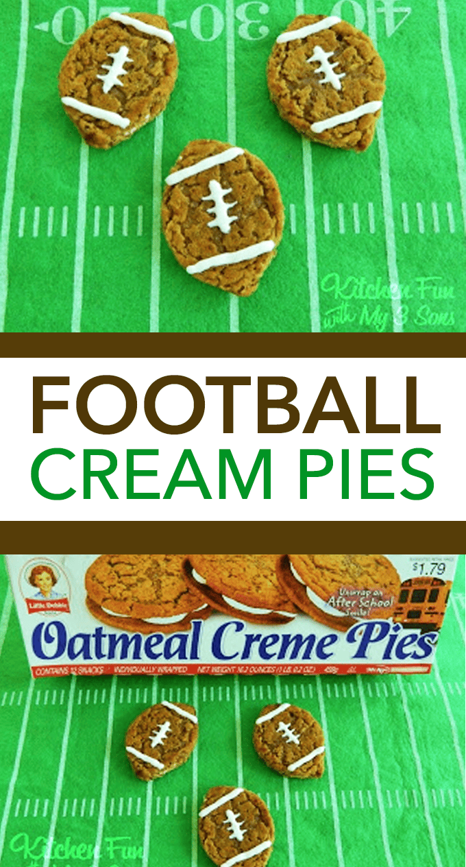Shortcut Oatmeal Creme Football Pies
