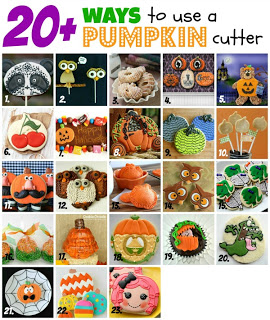 20+ Other Ways to use a Pumpkin Cookie Cutter!