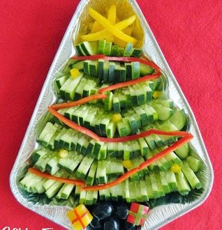 Christmas Tree Veggie Tray | Kitchen Fun With My 3 Sons