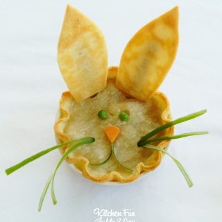 Easter Bunny Chicken Pot Pie for Kids!