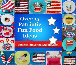 Over 15 Patriotic Fun Food Ideas..Happy Memorial Day!!!