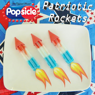 Popsicle Patriotic Rockets with FREE Printable!!