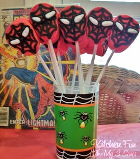 Tons of Spiderman Party Food
