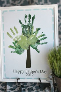Father's Day Hand Print Tree