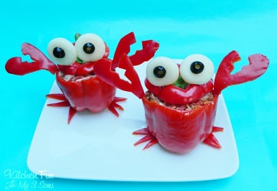 Crabby Stuffed Peppers