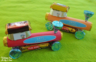Candy Trains for the kids to take home