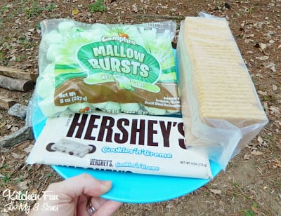 Keylime White Chocolate S'mores Ingredients