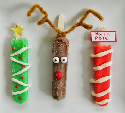 Popsicles for Christmas Close Up