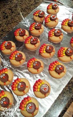 Easy Reese's Peanut Butter Cup Turkey Cookies