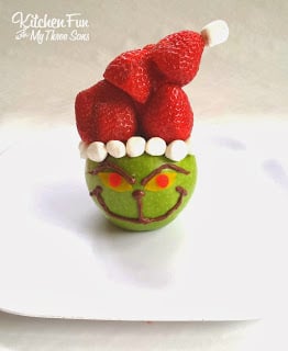 Grinch Fruit Snack Close Up