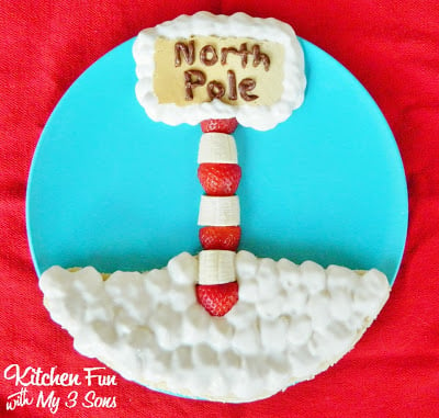 Christmas North Pole Pancakes for Breakfast