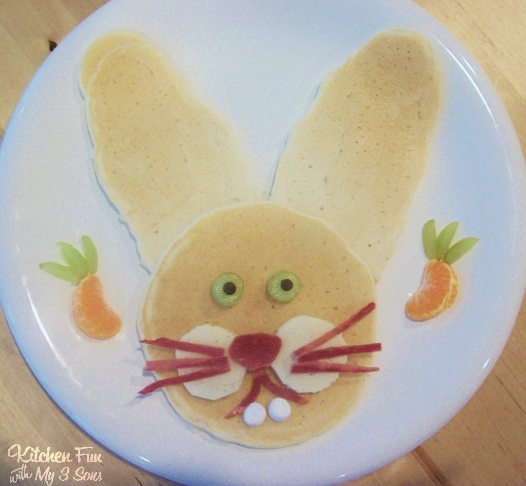 Bunny pancake breakfast