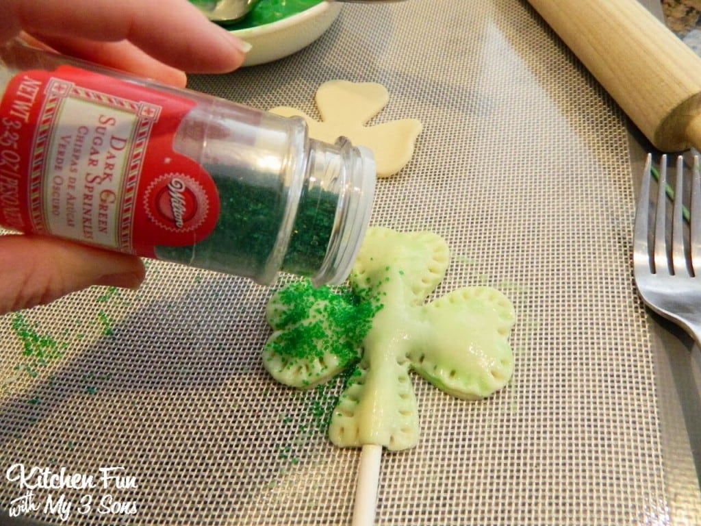 Then Add Green Sprinkles