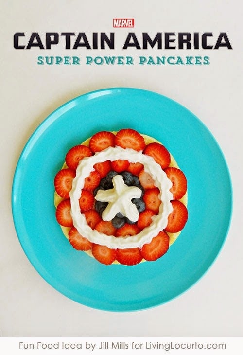 Captain America Super Power Pancakes