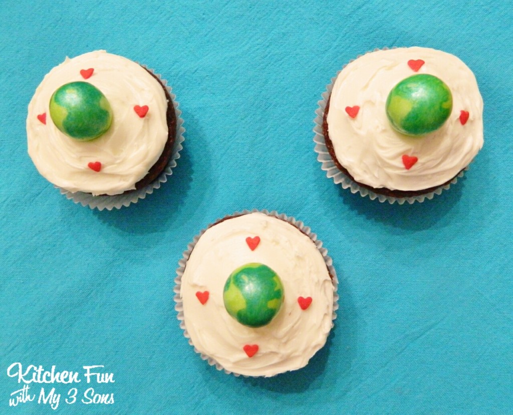 Easy Earth Day Cupcakes