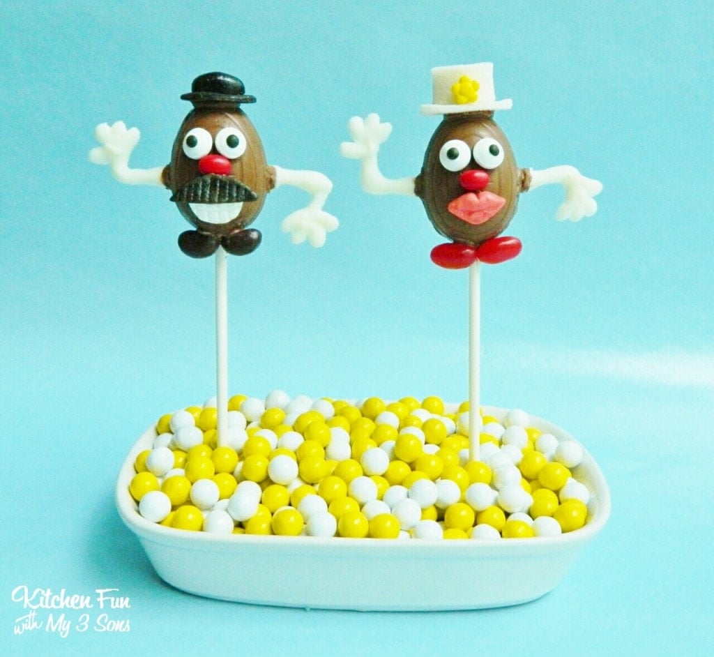 Mr. & Mrs. Egg Head Pops!