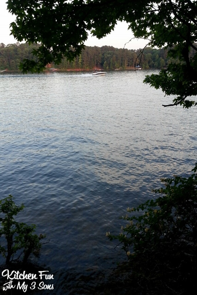 Camping lake view