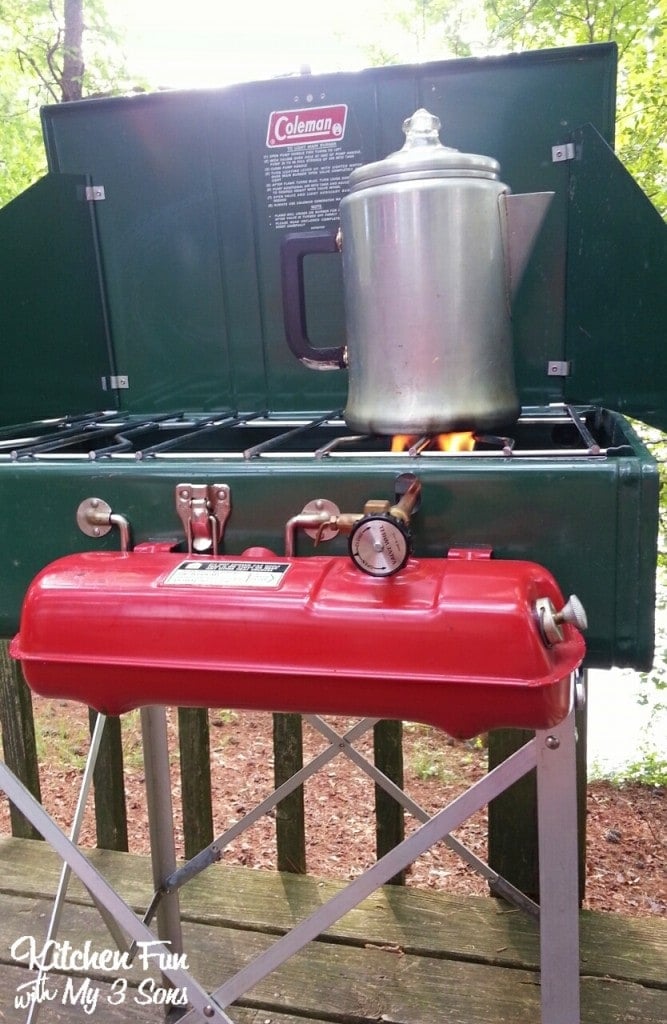 Camping vintage grill
