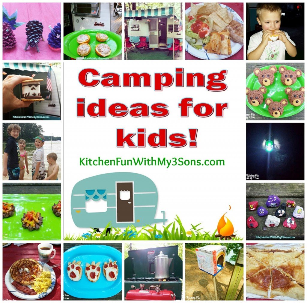 Camping fun food & craft ideas for kids and our McKinney Camping Trip!