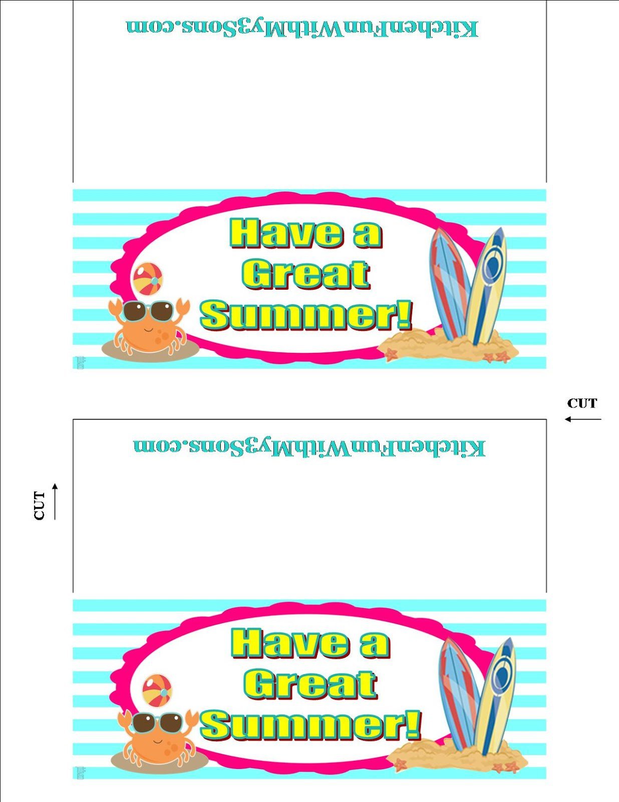 have a great Summer printable