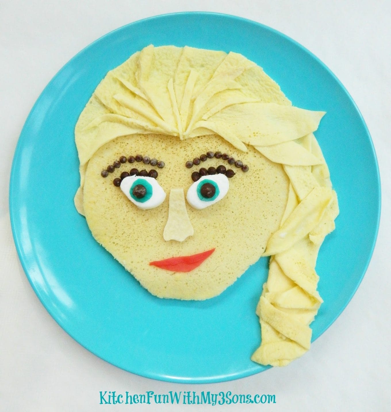 Elsa Pancakes Breakfast