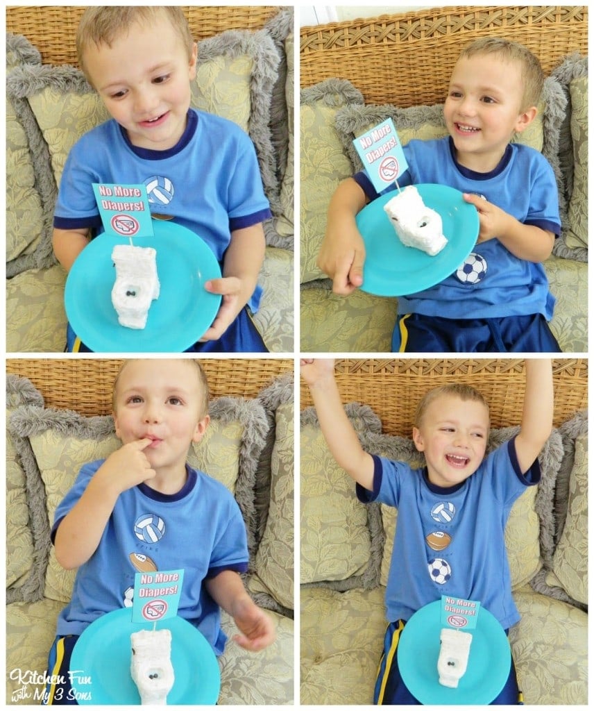 Edible Potty Rice Krispies Treats for a Potty Party