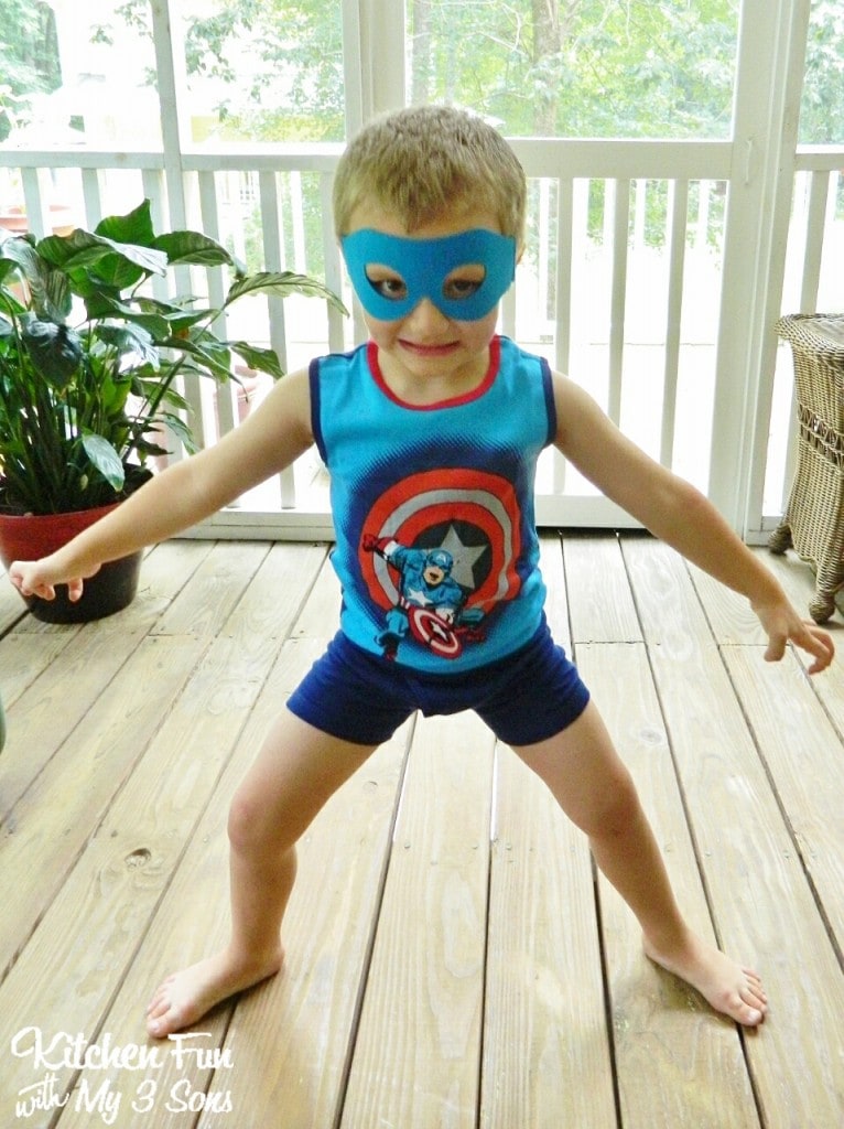 We then purchased him this super hero undie set & he turned into Super Potty Boy!