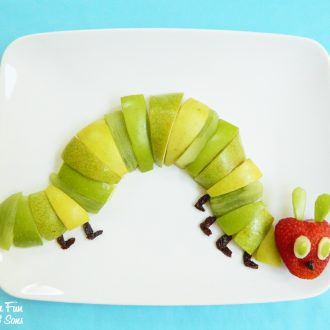 very hungry caterpillar fruit snack