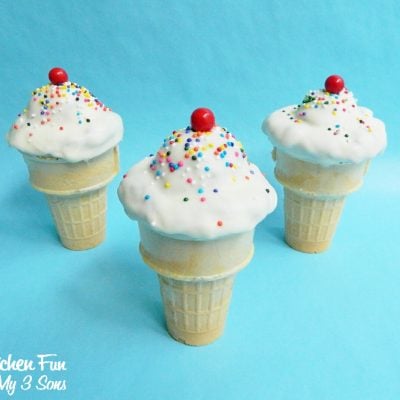 Ice Cream Cake Pop Cones